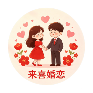 来喜婚恋LOGO